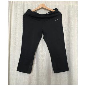 Women's Nike Dri-Fit Black Cropped Leggings